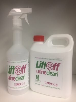 LiftOff UrineClean 2 Litres Concentrate urine stain and odour remover and cleaner